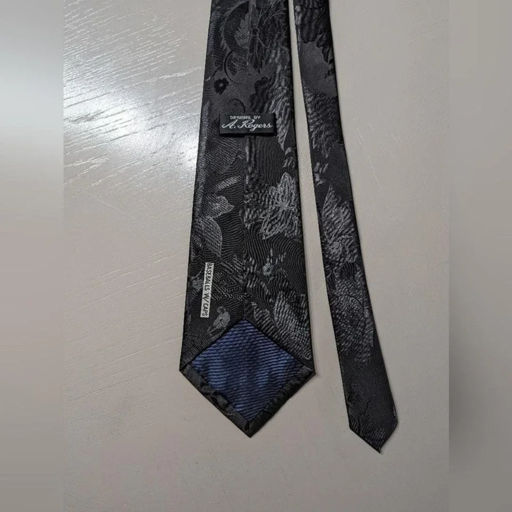 Unique A.‎ Rogers Baseball-Themed Tie – Gently Used Stand Out with Playful style
